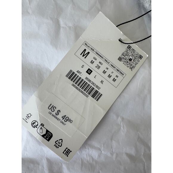 ZARA SS24 Grey Knit Sleeveless Top with Rhinestones 9598/262 Medium - Picture 3 of 7